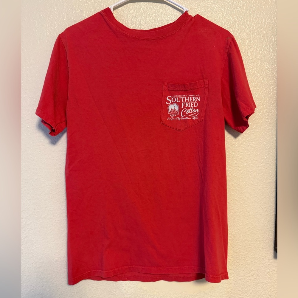 Southern Fried Cotton Classic Red Tee